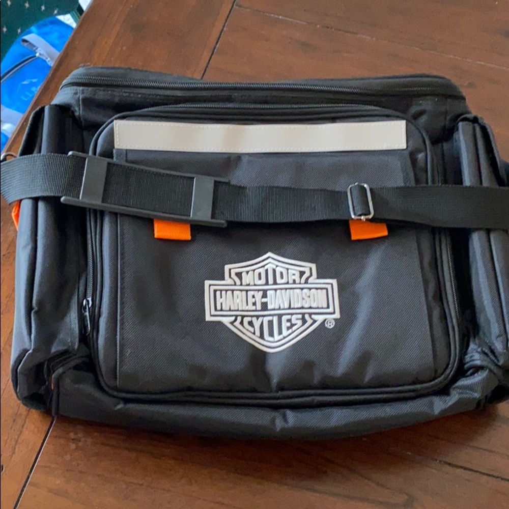 Vintage NEVER USED Harley Davidson Picnic Bag